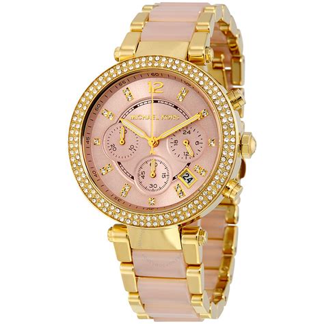 michael kors mk6326|Michael Kors Parker Pink Dial Ladies Watch MK6326.